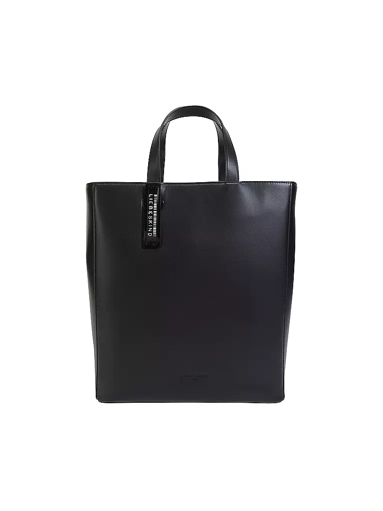 LIEBESKIND BERLIN Ledertasche Tote Bag PAPER BAG Medium schwarz